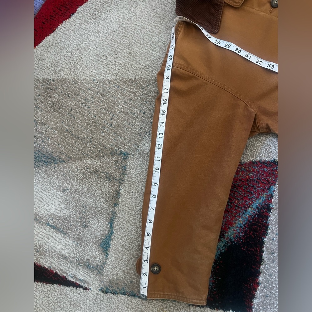 Vintage 90s Lands’ End Barn Jacket in Rich Camel Brown Size Small Petite - Picture 11 of 11